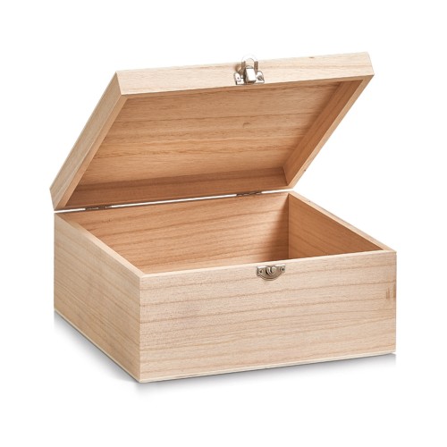 Zeller Aufbewahrungsbox, Holz 23x23x11 cm