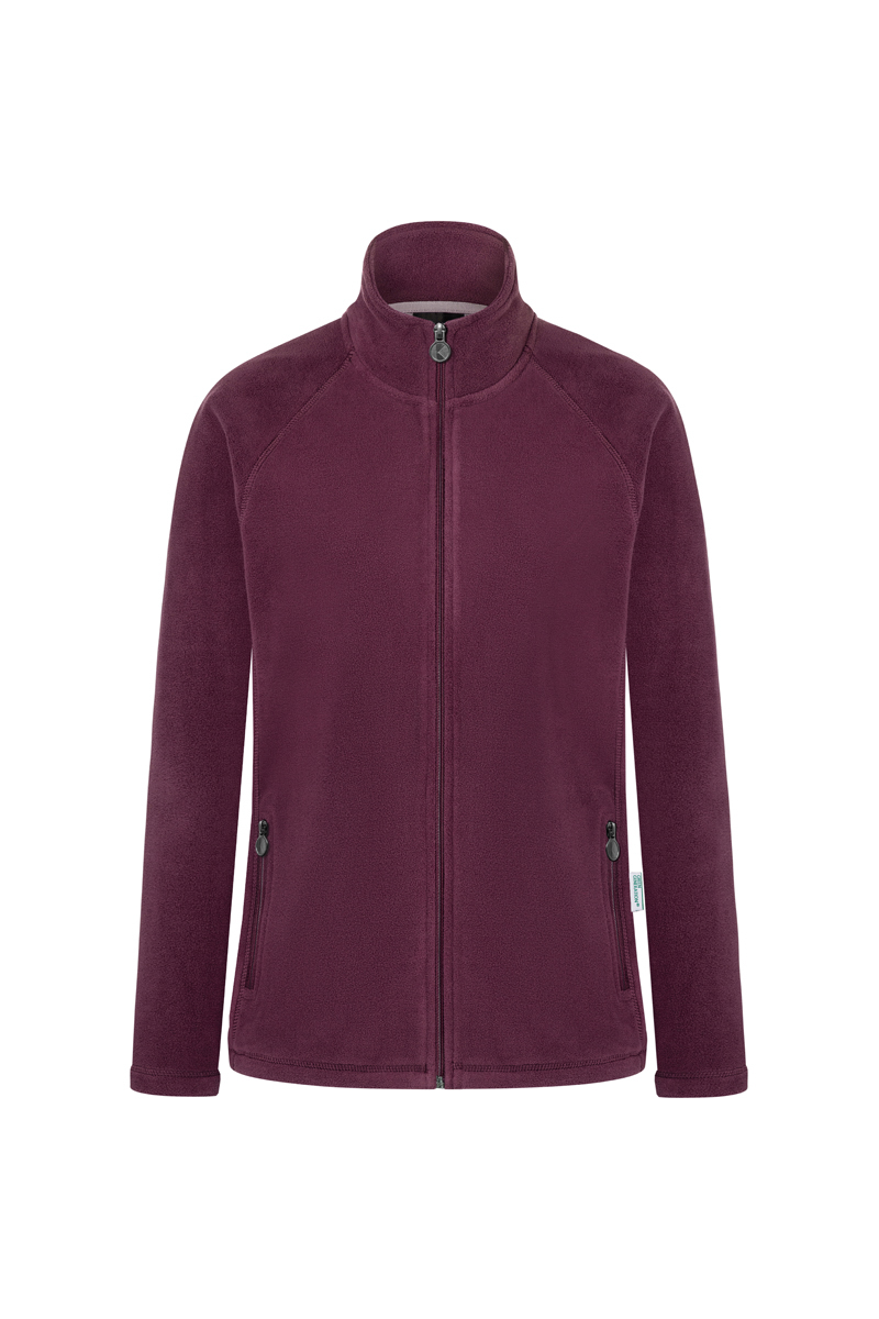 Damen Workwear Fleecejacke Warm-Up, aus nachhaltigem Material , 100% GRS Certified Recycled Polyester - Größe: XS
