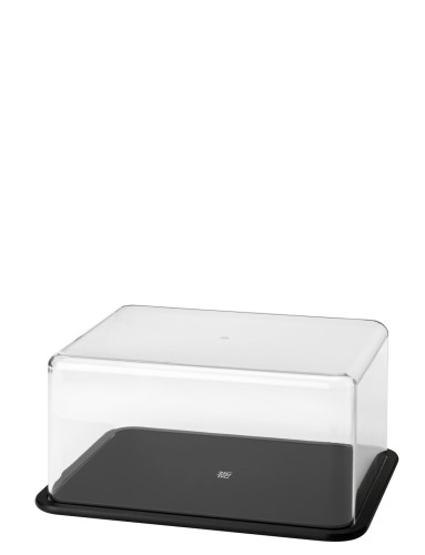 CONTAIN-IT Käsebox black - Maße: 19,3 x 23,5 x 11 cm - von Stelton