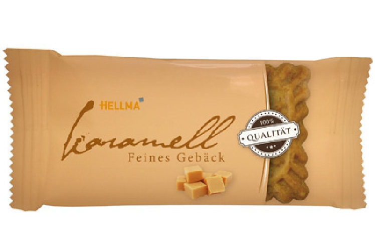 Hellma 3er-Mix FEINES GEBÄCK, Inhalt: 200 Stück á 5,6 g je Karton. Gesamtgewicht: 1,12 kg.