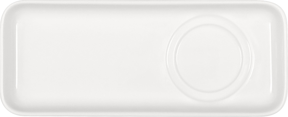 BAUSCHER systemgeschirr Setplatte mit 2 Spiegeln 25 x 10 cm