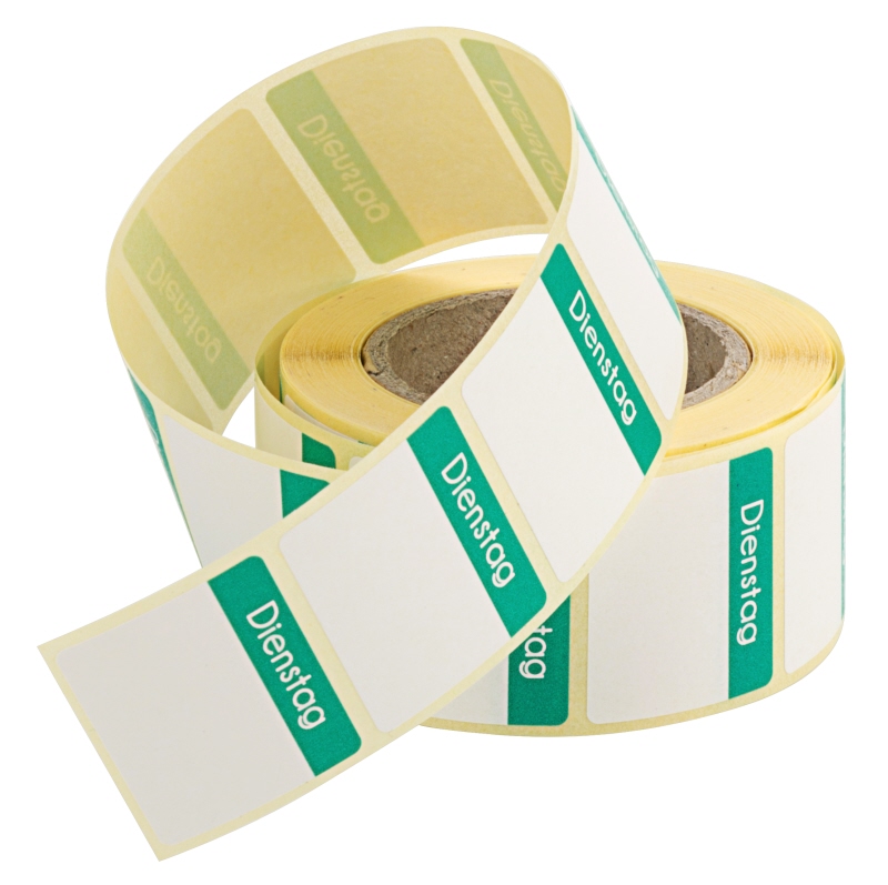 Etiketten Dienstag GRÜN