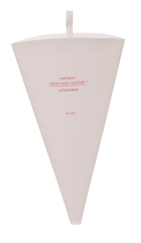 Spritzbeutel, hergestellt aus makellosem Nylon. Hochbelastbar, mit Hängeöse.