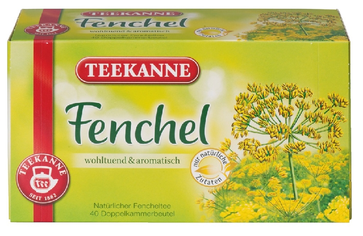 Teekanne Fenchel - wohltuend und aromatisch Glasportion ohne Einzelumhüllung Inhalt: 50 Beutel