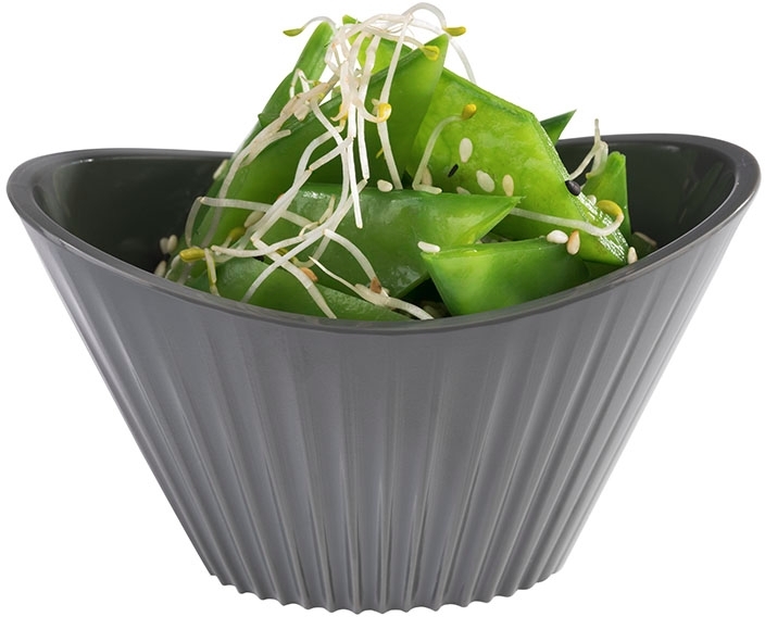 Schale -MINI- 9,5 x 5,5 cm, H: 5,5 cm Melamin, anthrazit, 0,07 Liter spülmaschinengeeignet stapelbar nicht