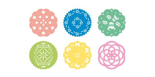 Schablonen zum Dekorieren DELICIA, 6 St.