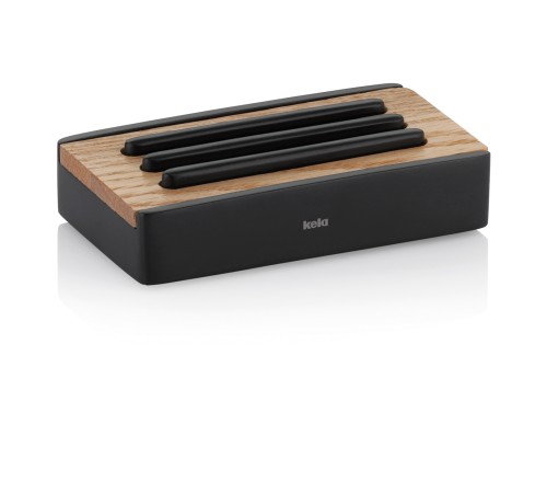 Seifenschale Cube Polyresin schwarz 12,0x7,0x3,0 cm von Kela