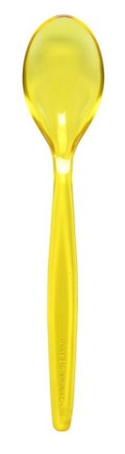 Roltex Teelöffel aus Copolyester in transparentem gelb