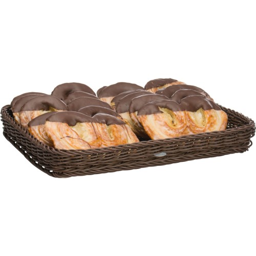 Westmark Tablett eckig, 40 x 30 x5 cm, braun