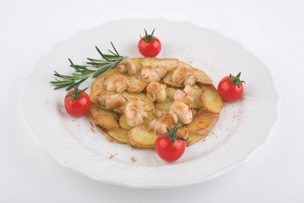 Schaumspeisering Ø 8 cm, H: 4,5 cm Edelstahl, mattiert, fugenlos spülmaschinengeeignet