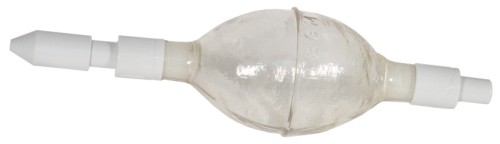 Hahnreinigungspumpe zum Reinigen von Zapfhähnen, mit zwei Ventilen Länge: 17 cm, Durchmesser maximal: 5 cm, Durchmesser außen: 11