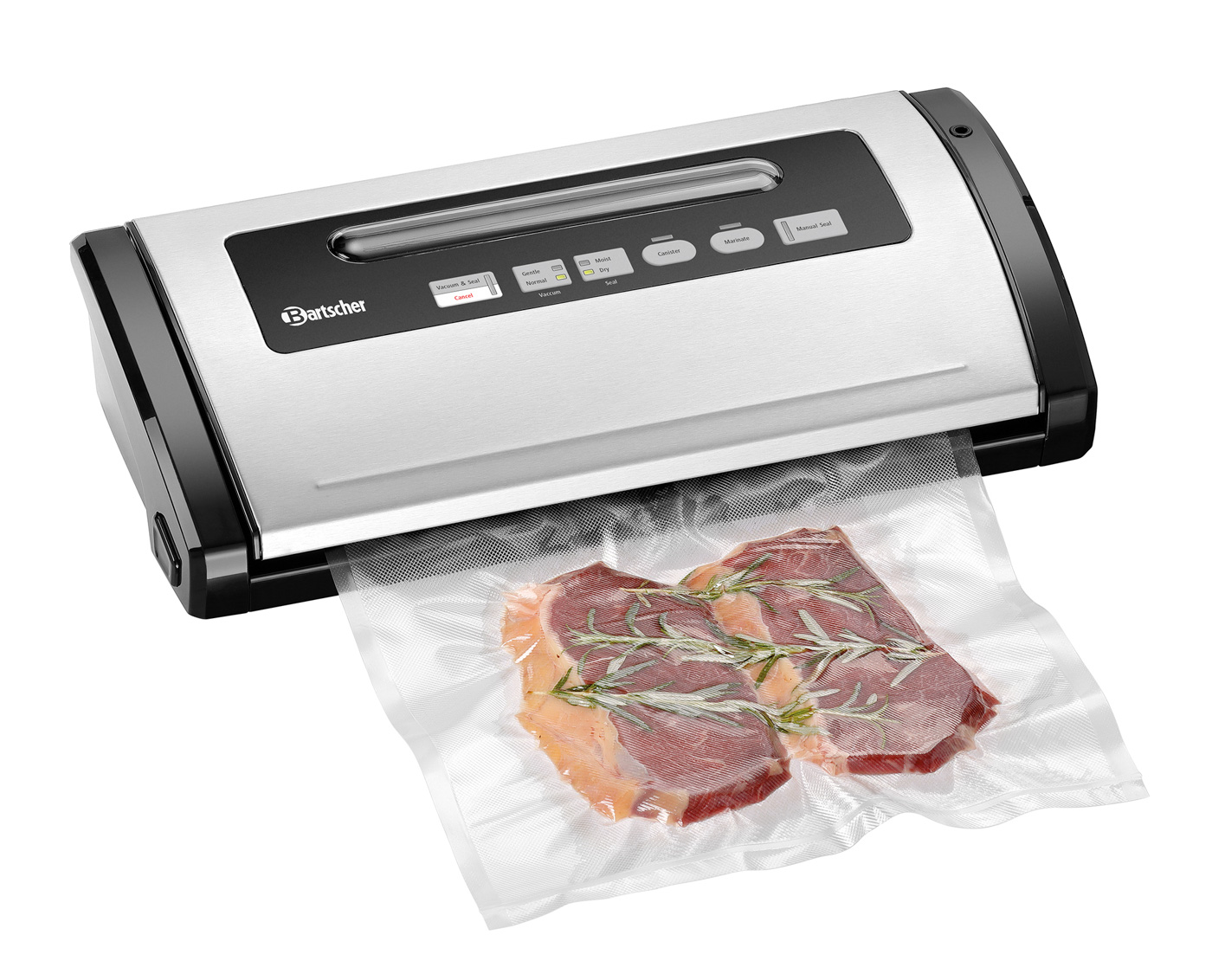 Bartscher Vakuumiergerät 305/15L |Vakuumkontrolle: Elektronisch | Maße: 40 x 18 x9,2 cm. Gewicht: 2,5 kg