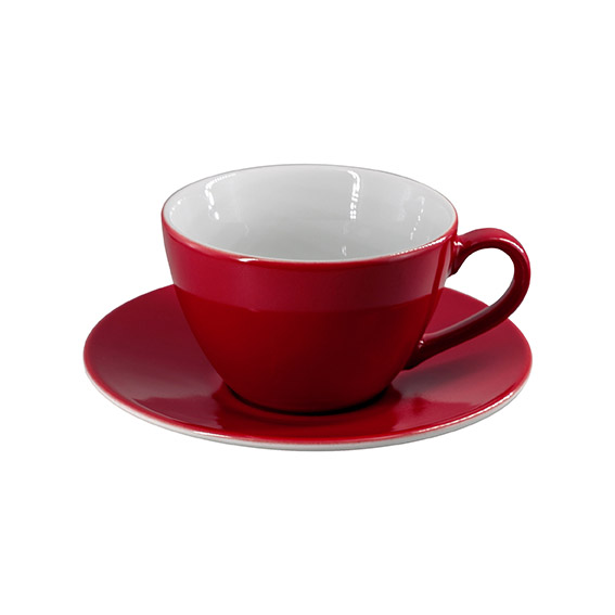 Obertasse 0,32 l - Form: Table Selection - Dekor, 79936 kirsche - aus Porzellan. Hersteller:, Eschenbach. "Made in Germany".