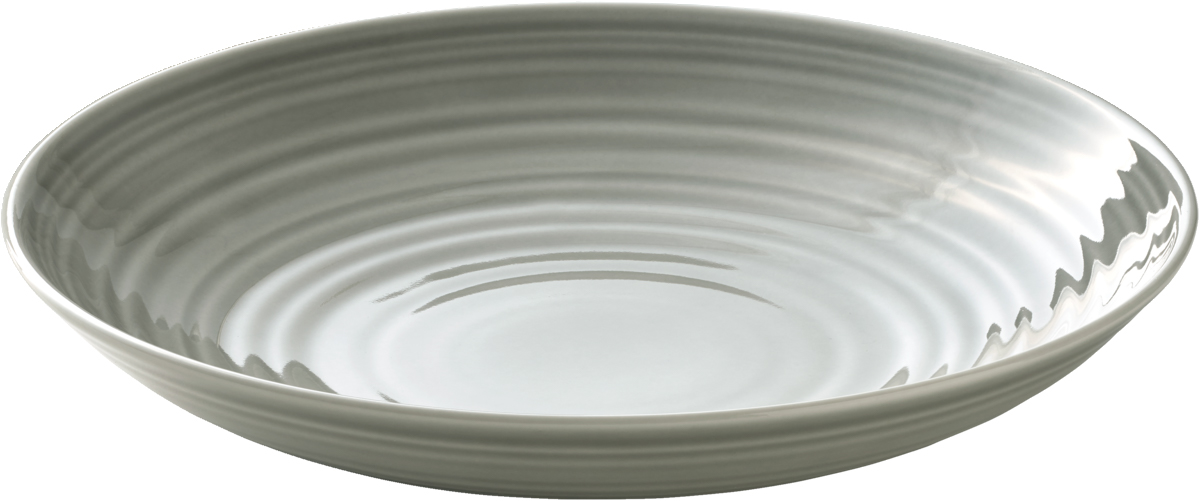 Country House Teller tief rund coup Struktur GRAY 26 cm Höhe: 4,5 cm von BAUSCHER