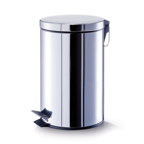 Zeller Treteimer, 12 ltr., Edelstahl