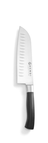 HENDI Santoku Messer - 180/310 mm Klinge - 3 mm Stärke Granton -