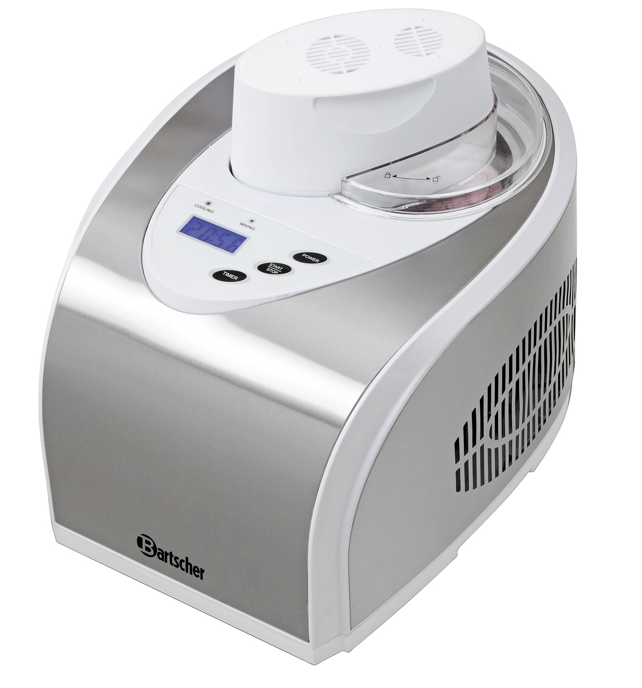 Bartscher Eismaschine 1,4L | Ein-/Ausschalter: Ja | Maße: 29 x 39 x 315 cm. Gewicht: 10,1 kg