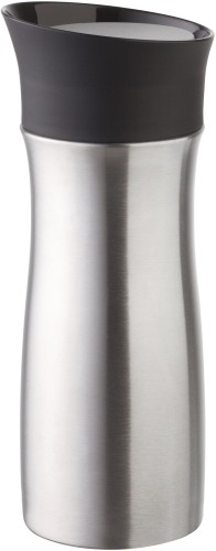 Helios to-go-Becher Click´N´Drink 0,3 l stahlgrau