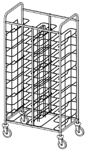 ETERNASOLID® Tablettwagen 24 Universal