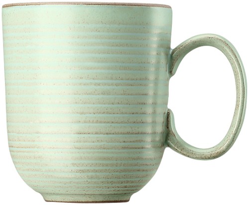 Thomas Nature Leaf (grün), Becher mit Henkel, aus Steinzeug - spülmaschinengeeignet