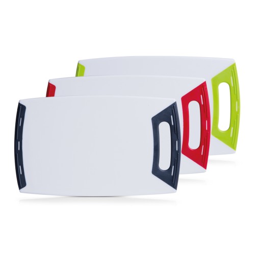 Zeller Schneidebrett, eckig, Kunststoff, sort.