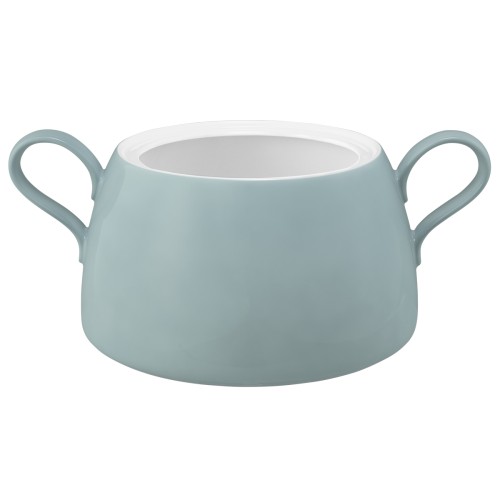 Seltmann Unterteil zur Schüssel mit Deckel, rund, Form: Life, Dekor: 25674 Fashion green chic, hohe Kantenschlagfestigkeit, Made in Germany