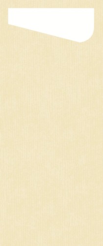 DUNI SACCHETTO 230x115mm Dunisoft-Serv.,cream/Serv.cream. 60 Stück