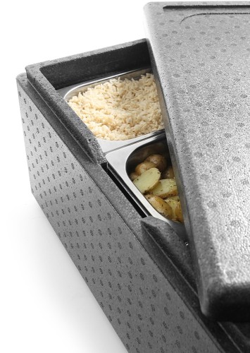 HENDI Thermobox Kitchen Line - 600x400x(H)285 mm Außen - 40 Liter 538x338x(H)234 mm Innen