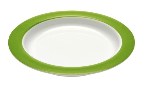 Ornamin Teller mit Kipp-Trick 902 Rand grün Ø 20 cm