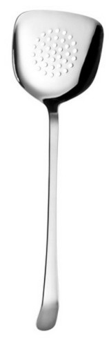 CASINO PLUS Servier-/Woklöffel 18/10 CNS, gebogenes Stielende, Vorderteile poliert, Stiele matt