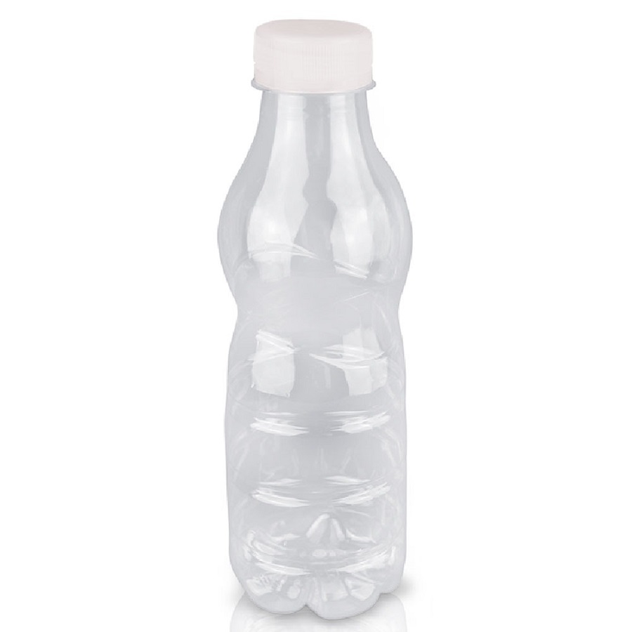 easyDrink Einweg PET-Flasche 500ml, mit transparentem Originalitätsverschluß, Gewinde: 38mm, Gewicht: 24gr.