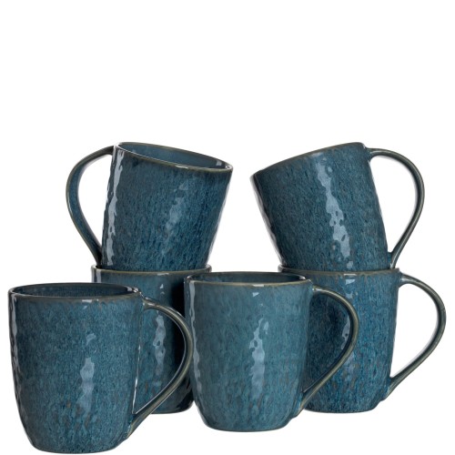 Leonardo Keramiktasse 430ml blau Matera