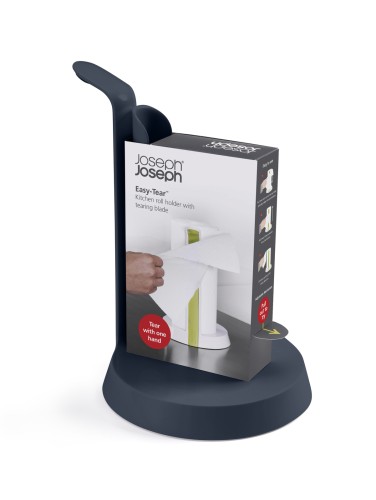 Joseph Joseph EasyTear - Küchenrollenhalter mit Abreißschiene - dunkelgrau