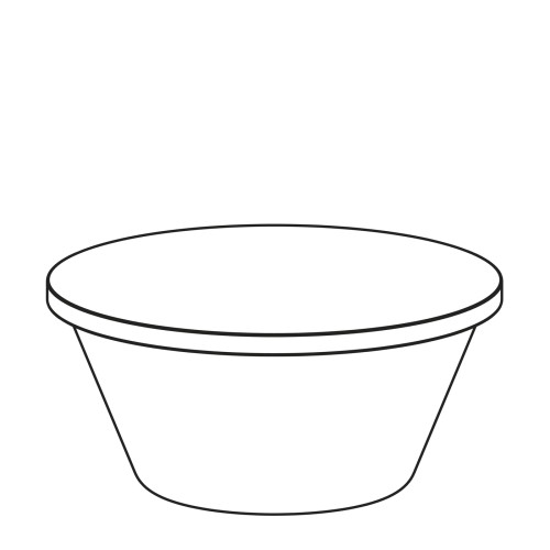 Theo Deckel für x-634-, Kaffeefilterkanne bamboo, Maße: 90 x 90 x 30 mm