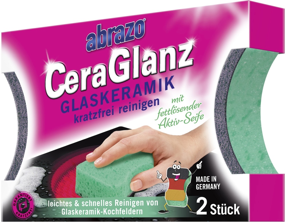 Abrazo Ceraglanz Schwämme 2 Stück