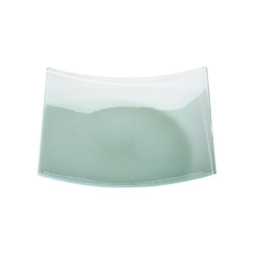 Glasschale 38x38cm, milchig