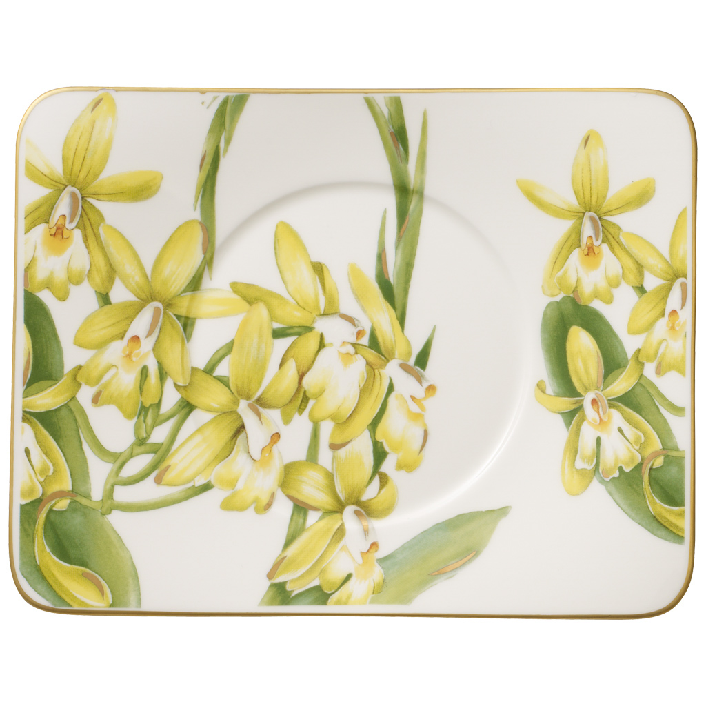 Villeroy und Boch Teeuntertasse - Maße: 17 x 14 x 1,7 cm / Ser.: Amazonia