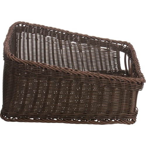 Westmark Präsentationskorb eckig, 50 x 50 x 16/27 cm, braun
