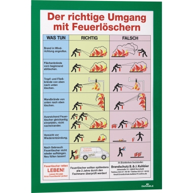 DURABLE Magnetrahmen DURAFRAME® DIN A4 grün 2 St./Pack.