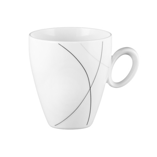 Seltmann Becher mit Henkel 0,30 l, Form: Trio, Dekor: 71381 Highline