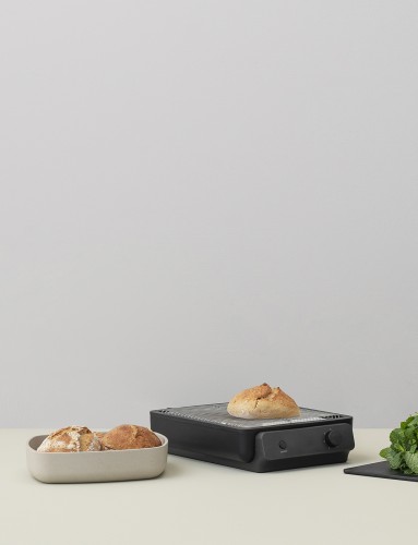 FOODIE Flachtoaster schwarz, Maße: 204 x 133 x 224 mm