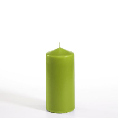 Stumpenkerze Ø 60 mm · 130 mm kiwi von PAPSTAR