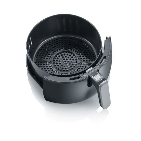 Severin Heißluftfritteuse XXL, ca. 2000 W, ca. 5 l, Heißluft-Technologie für gesundheitsbewusstes Frittieren, Garen, Braten und