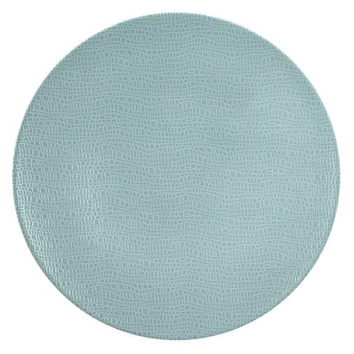 Seltmann Coupteller flach 30 cm M5380, rund, Form: Coup Fine Dining, Dekor: 57271 türkis, hohe Kantenschlagfestigkeit, Made in Germany