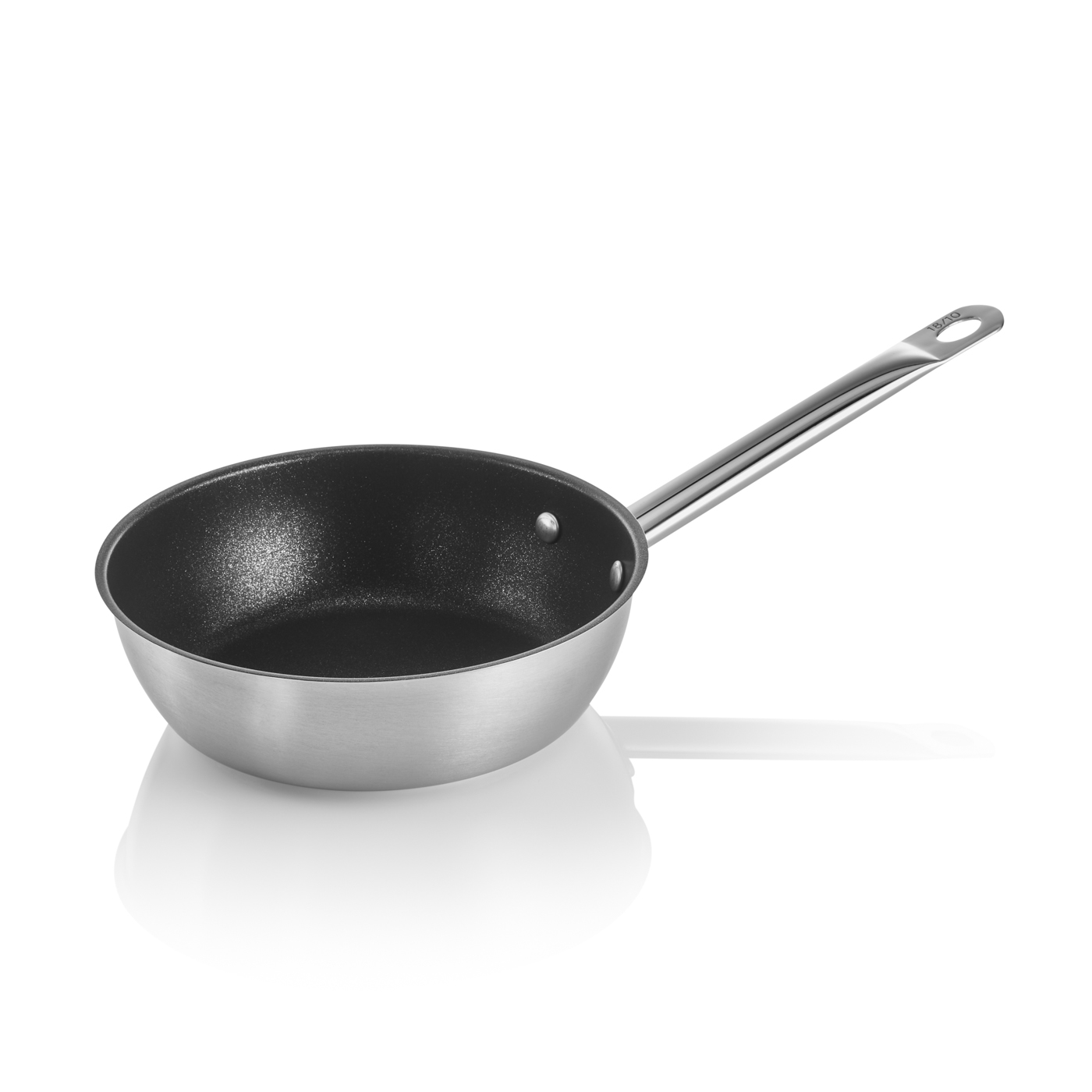 Sauteuse Cookware 21 mit PTFE Antihaftbeschichtung Ø 20 cm, Chromnickelstahl 18/10 Mit PTFE-Antihaftbeschichtung