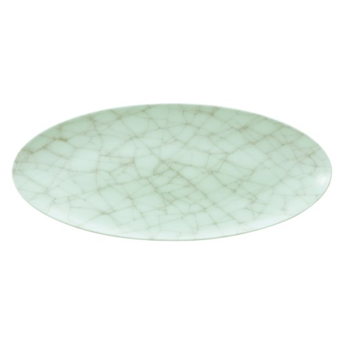 Seltmann Coupplatte 43x19 cm M5379, oval, Form: Coup Fine Dining, Dekor: 57516 Growth, hohe Kantenschlagfestigkeit, Made in Germany