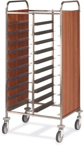 ETERNASOLID® Tablettwagen 20 EN, mit 2 Seiten Paneele MDF