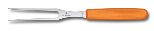 Victorinox Fleisch- und Bratengabel, orange, Blister, 15 cm