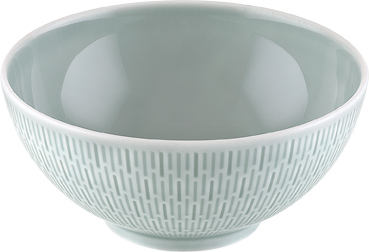 Bauscher Schale aus der Kollektion scope glow sea, relief, 450 ml, aus Porzellan