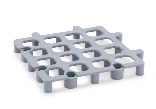 Floor Rack-System. Polypropylen. Klick-System, beliebig auf jede Größe erweiterbar, gute